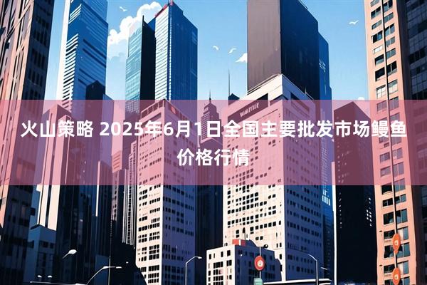 火山策略 2025年6月1日全国主要批发市场鳗鱼价格行情