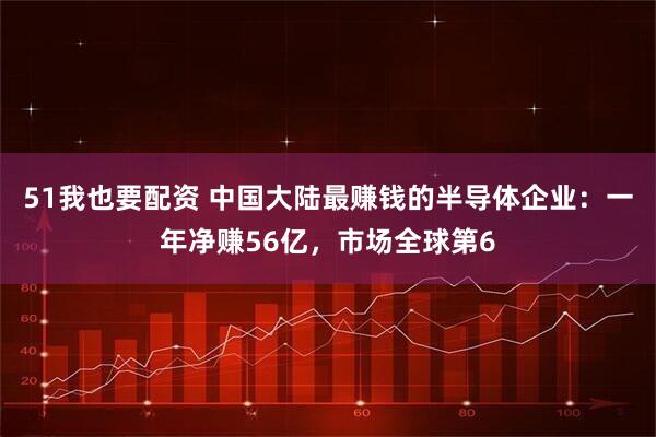 51我也要配资 中国大陆最赚钱的半导体企业：一年净赚56亿，市场全球第6