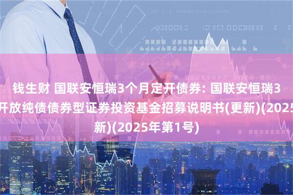 钱生财 国联安恒瑞3个月定开债券: 国联安恒瑞3个月定期开放纯债债券型证券投资基金招募说明书(更新)(2025年第1号)